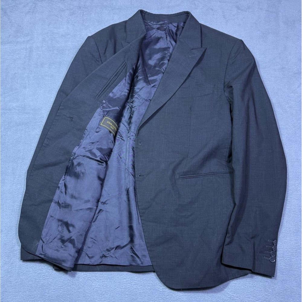 Louis Vuitton Men's Dark Navy Single-Breasted Blazer